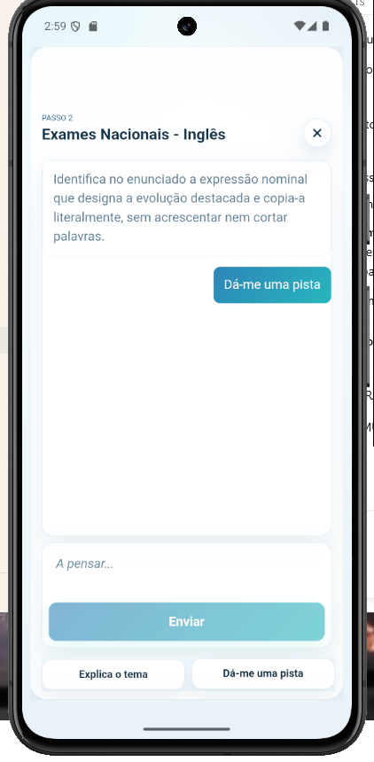 Guided examination tutor in livR